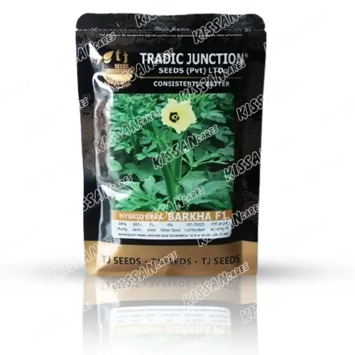 Barkha F1 Okra 100 Gram Hybrid Vegetable Seeds Tradic Junction Seed Limited