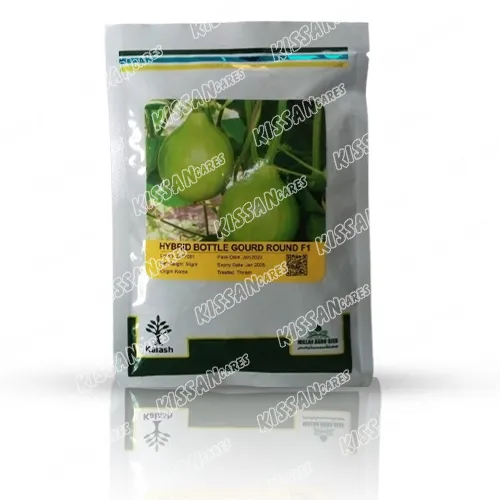 Hybrid Bottle Gourd Round F1 50 Gram Kaddu Vegetable Seed Of Kalash Seeds Pvt. Ltd.